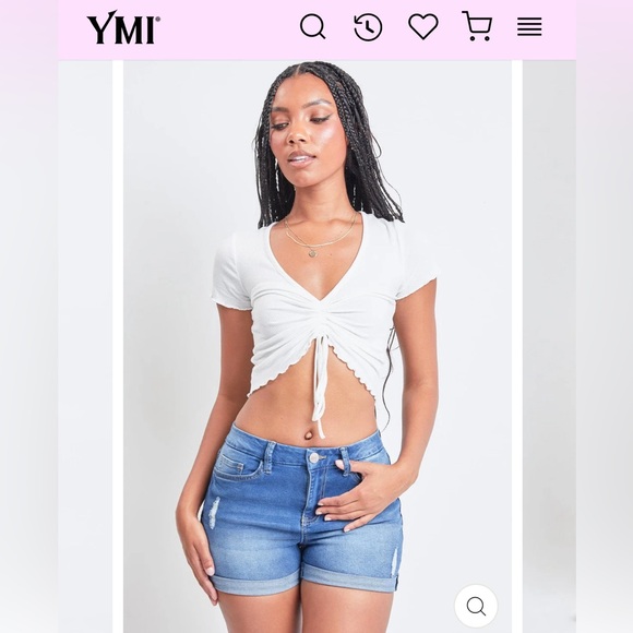 Junior’s YMI Jean Shorts - Picture 7 of 7